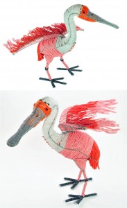 beaded spoonbill