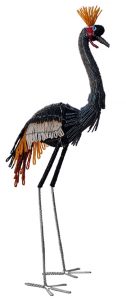 West African crane, beaded crane, crane figurine
