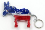 DNC key chain; DNC donkey key chain