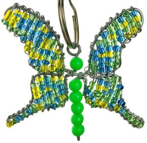 butterfly keyring