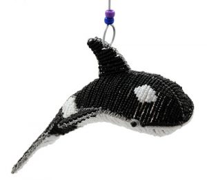 beaded orca; beaded killer whale