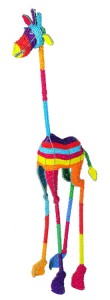 beaded giraffe figurine, African beaded giraffe
