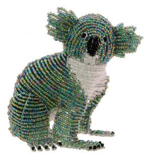 beaded koala figurine