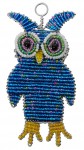 beaded owl ornament, owl ornament, owl ornament