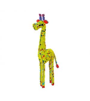 beaded giraffe, beaded giraffe figurine