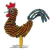 beaded rooster, rooster figurine