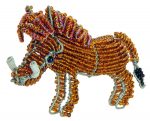 beaded warthog, warthog figurine