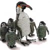 beaded penguin, emperor penguin figurine