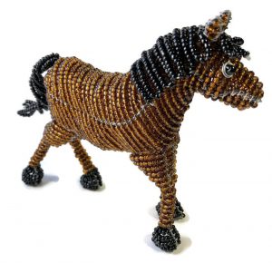 beaded horse