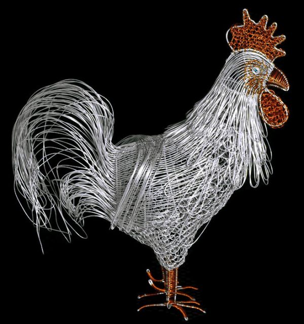 wire rooster