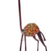 beaded giraffe, wire giraffe