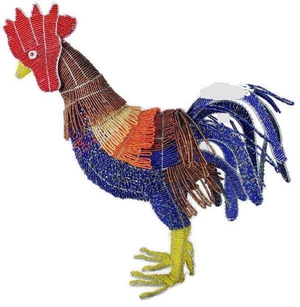 beaded rooster