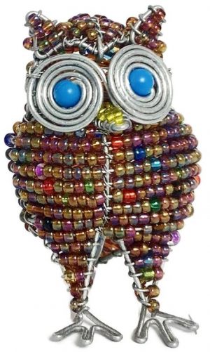 beaded owl