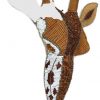 beaded giraffe head