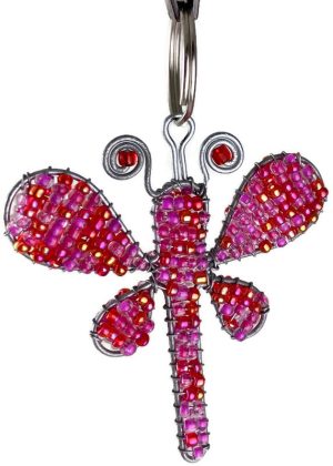 dragonfly key chain, dragonfly keychain, dragonfly keyring