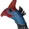 beaded guinea fowl figurine