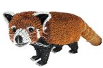 beaded red panda