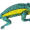 beaded Jackson's chameleon figurine