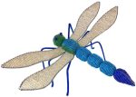 beaded dragonfly figurine