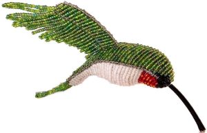 beaded hummingbird